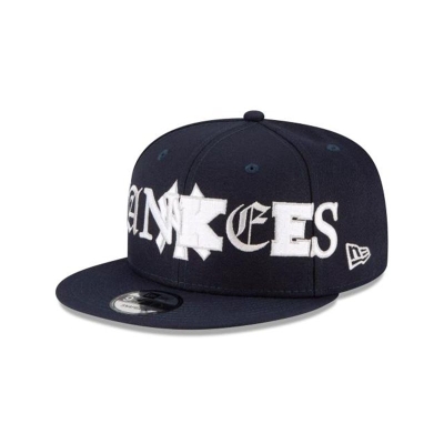 New York Yankees Gorra | New Era MLB Mixed Font 9fifty Snapback Cap Mexico - Azules